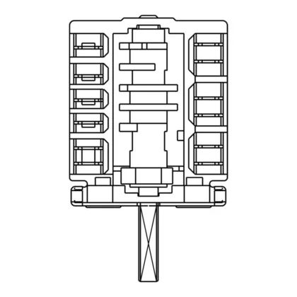 Przełącznik funkcji piekarnika Electrolux / AEG / Zanussi 46.26866.521 5+0pos.