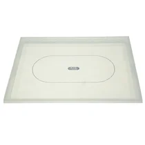 Półki na plastikowe i druciane r Kompletna półka szklana z ramkami do lodówki Whirlpool / Indesit / Ariston / Hotpoint 481245088409