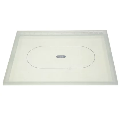 Półki na plastikowe i druciane r Kompletna półka szklana z ramkami do lodówki Whirlpool / Indesit / Ariston / Hotpoint 481245088409