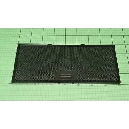 Filtry do okapów Amica Filtr aluminiowy przeciwtłuszczowy do okapu Amica 405 x 188 x 9 mm czarny