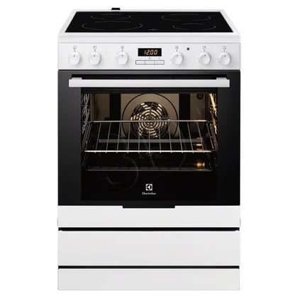 Kuchnia elektryczna wolnostojąca Electrolux EKC 6430 AOW 60 cm biała