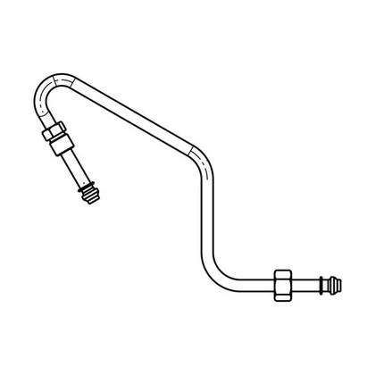 Rurka gazowa średniego tylnego palnika do kuchenki Electrolux / AEG 3541490011