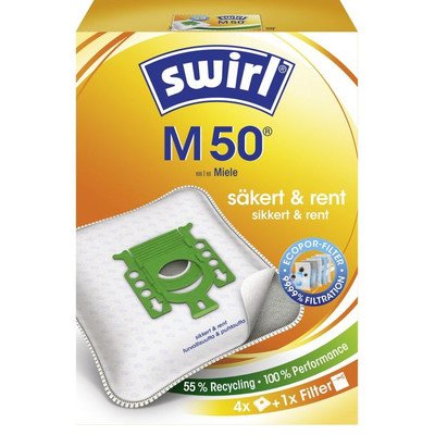M50 / 99757 Worki do odkurzacza 4 szt. + Filtr