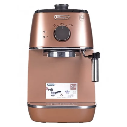 Ekspres kolbowy DeLonghi Distinta ECI341.CP 1100 W perłowo-miedziany