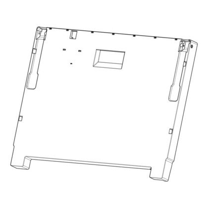 Zewnętrzny panel drzwi zmywarki, biały (1119415014)