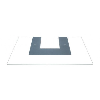 Szyba zewnętrzna do okapu Ariston / Indesit / Hotpoint / Whirlpool HDM90.1 IX DE C00112160