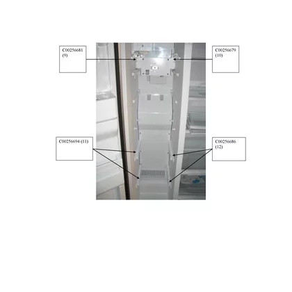 Prowadnice do lodówek/zamrażarek Lewa prowadnica górnego pojemnika zamrażalnika Ariston / Indesit / Hotpoint / Whirlpool C00256694 482000030459 C00311844 481246238332