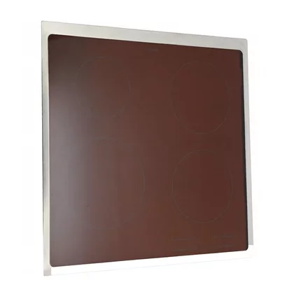 Płyty szklane Ceramika z ramką do płyty grzejnej Electrolux / AEG nierdzewna 596 x 600 mm