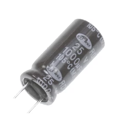 CTR164NC01/XEO 0000 Kondensator elektrolityczny stojący do płyty ceramicznej Samsung 1000 μF 25 V 105°C 2401-003139