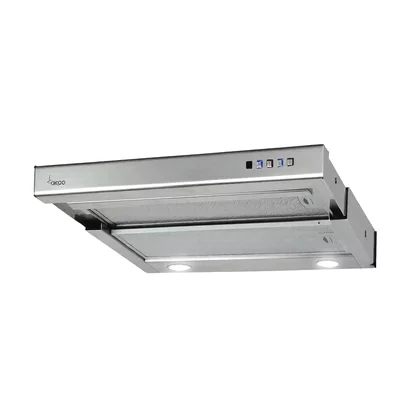 Okap teleskopowy do zabudowy AKPO WK-7 Light Plus 60 inox stalowy wydajność 400m