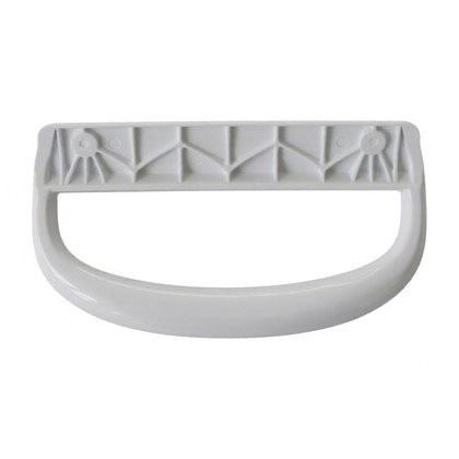 Uchwyt drzwi do lodówki Polar / Whirlpool CZW-250 biały, rozstaw otworów 14 cm