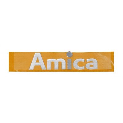 Logo Amica naklejka aluminiowa 70 x 18,8 mm