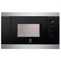 Kuchenka mikrofalowa do zabudowy Electrolux EMS 17006OX srebrno-czarna 800 W