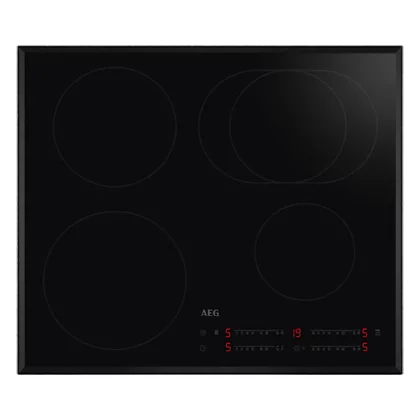 Płyty szklane Szkło płyty grzejnej Electrolux / AEG czarne 590 x 520 mm
