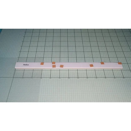 OTC 6223 Panel frontowy z białą szybą do okapu Amica 1034189