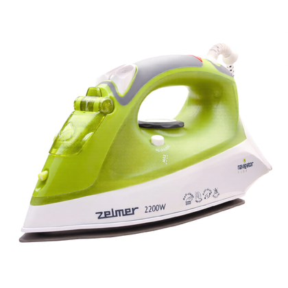 Żelazko parowe Zelmer Navigator Fine 28Z020 2200 W biało-zielone