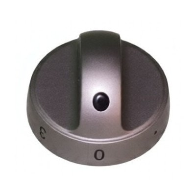 Pokrętło srebrne do pola grzejnego kuchni Amica 3 z prawej E452.00/09.1139.00 9042626