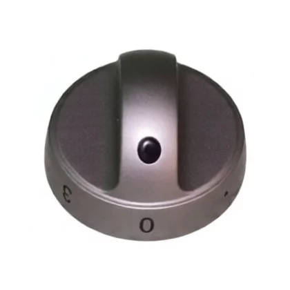 Pokrętło srebrne do pola grzejnego kuchni Amica 3 z prawej E452.00/09.1139.00 9042626