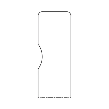 Półka szklana do chłodziarki Electrolux / AEG 418 x 310 mm
