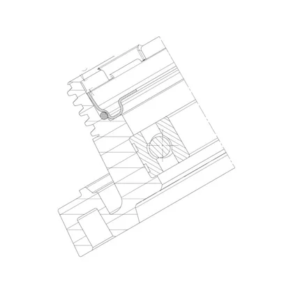 Kompletne łożysko prawe do pralki Electrolux / AEG 6203CR 1468936057
