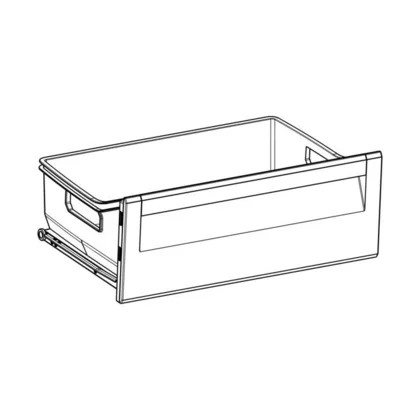 Półki na drzwi różni producenci Kompletna szuflada na warzywa i owoce do lodówki Electrolux / AEG 7902, 4