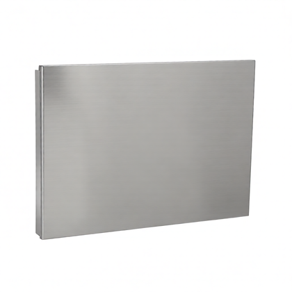 Zespół drzwi zamrażarki do chłodziarko-zamrażarki Electrolux / AEG stal nierdzewna 389,5 × 550 × 80 mm 4055516787