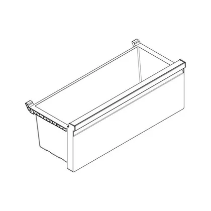 Półki na drzwi różni producenci Kompletna skrzynia zamrażarki Electrolux / AEG neutralna 7902 547 x 199,7 mm