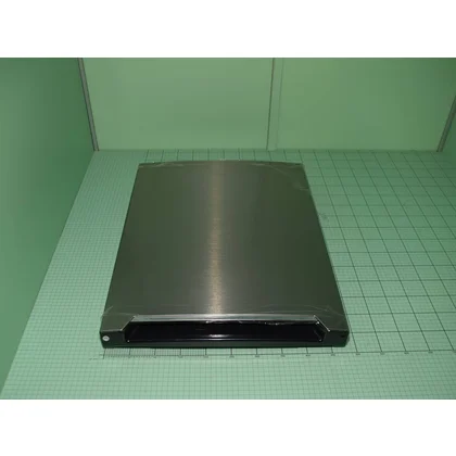 Drzwi zamrażarki Amica inox ze zintegrowanym uchwytem