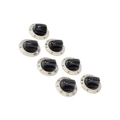 Zestaw pokręteł do kuchenki Electrolux 7 szt. nierdzewne 3491629121