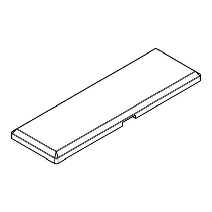 Pokrywa środkowego zawiasu do lodówek i chłodziarko-zamrażarek Electrolux / AEG 7820 57 x 18 mm