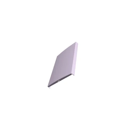 Panel zewnętrzny drzwi do zmywarki Electrolux / AEG biały 439 x 665 mm