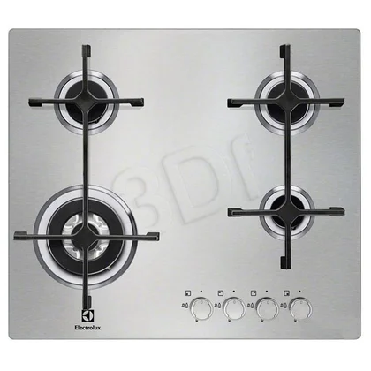 Płyta gazowa do zabudowy Electrolux EGS 6648NOX 4-palnikowa stal nierdzewna