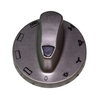 Pokrętło funkcji piekarnika srebrne 8 8022697