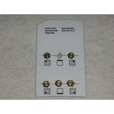 Komplet dysz propan-butan BPG.../BPM... (4431100006)