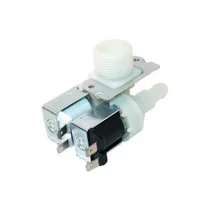 Elementy elektryczne do pralek r Elektrozawór wody do pralki Whirlpool / Indesit / Ariston / Hotpoint 2-drożny 90° 481928128196 C00313269