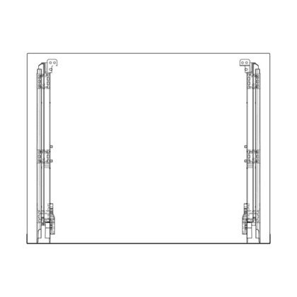 Zestaw szyby drzwi - 596x466mm