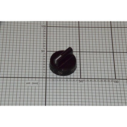 Pokrętło do piekarnika czarne (9050625)