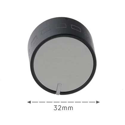 Pokrętło funkcji do piekarnika Amica czarny inox 9072317