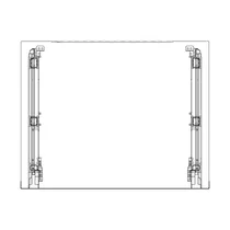 Zestaw szyby drzwi do piekarnika Electrolux / AEG 596 x 466 mm