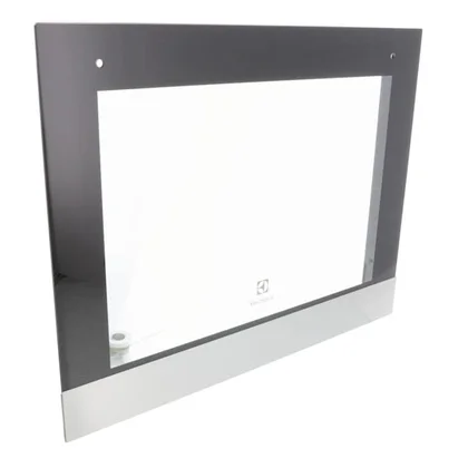 Zewnętrzna szyba drzwi do kuchenki i piekarnika Electrolux / AEG inox 592 x 465 mm 140032463196