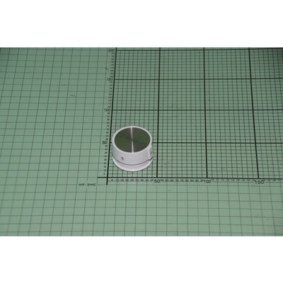 9064887 Pokrętło gaz.ReS.8802 białe+nakł.X AMICA