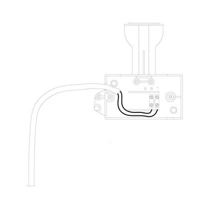 Zespół suwaka żarówki do okapu Electrolux / AEG