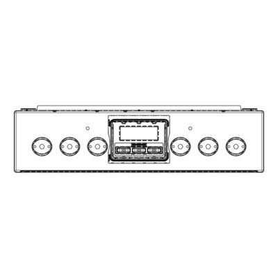 panel obslugi,nierdzewny,50cm, SET, 6K