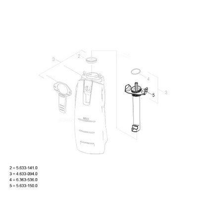 Rurka zbiornika brudnej wody 5.633-150.0