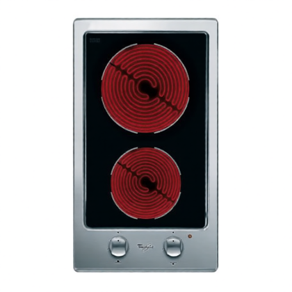 Płyta ceramiczna dwupolowa do zabudowy Whirlpool AKT 315 IX inox 3000 W