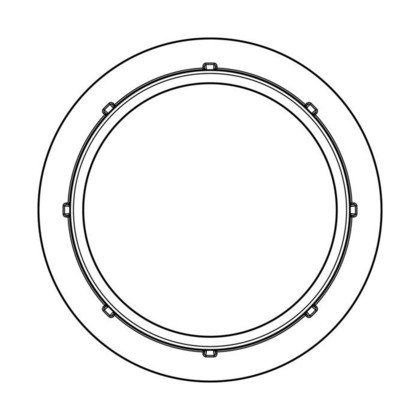 pierscien,pokretlo,czarny,H=8mm