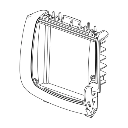 Ramka filtra do odkurzacza Electrolux / AEG pomarańczowa 1181911031