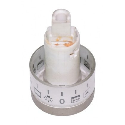 Część wewnętrzna pokrętła chowanego do kuchni Amica inox / transparentna 8033925