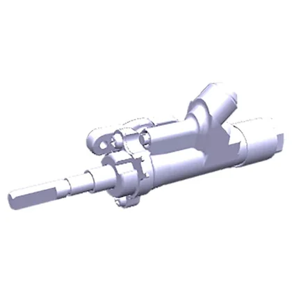 Zawór gazu piekarnika Electrolux / AEG czarny 0.44