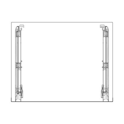 Zestaw szyby drzwi - 596x466mm